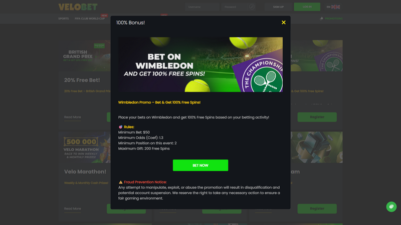 Velobet Online casino testimonial
